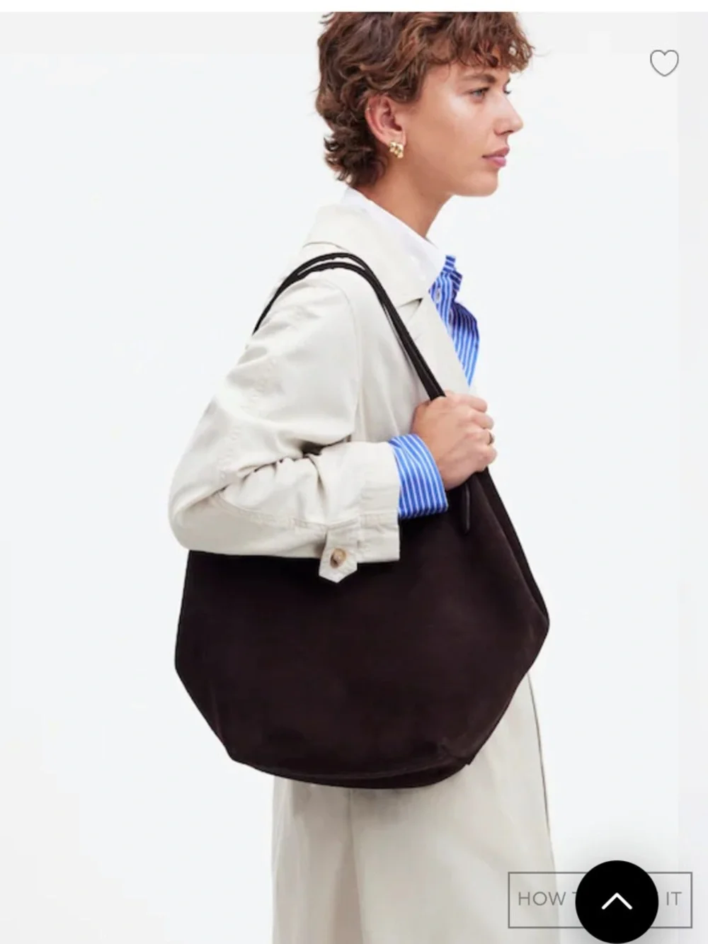 Madewell Shopper Tote (Suede) - Picture 2 of 4